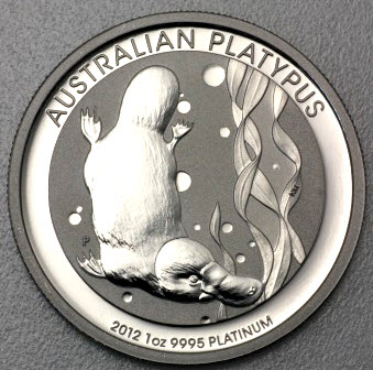 Pièce Platine once Platypus