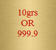 10 grammes d'Or pur
