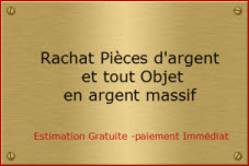 rachat pièces argent, argent massif