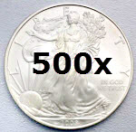 Pièce argent Liberty Eagle 1 once 500x