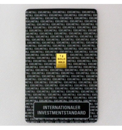 lingotin Or 1g Investissement