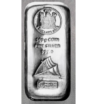 Lingot monnaie Argent 999.9 Fiji 500 grs