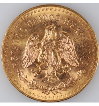 Pièce de monnaie Or 50 Pesos Centenario avers