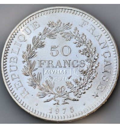 pièce de monnaie Hercule 50 Francs Revers