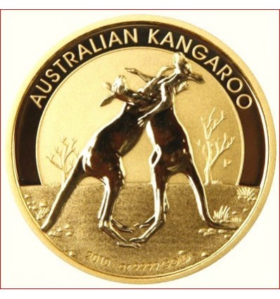 demi once Or Australienne Nugget Kangaroo