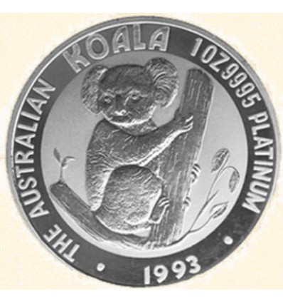 Pièce Platine once Koala 
