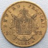 Pièce Or 20 Francs Napoléon v