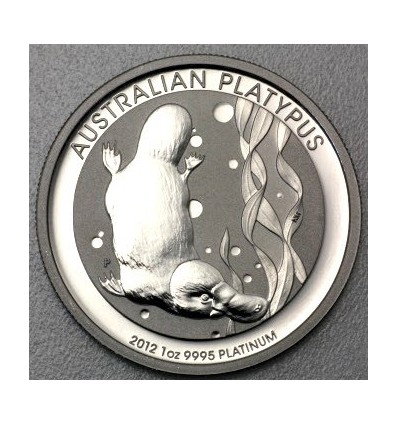 Pièce Platine once Platypus