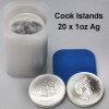 Pièces argent Îles Cook Bounty 20 x 1 once