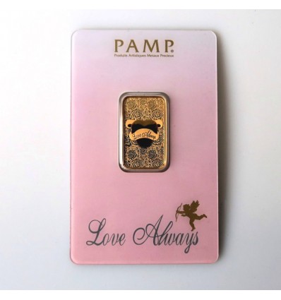 lingotin Or 10g Love Always (Pamp) ph1